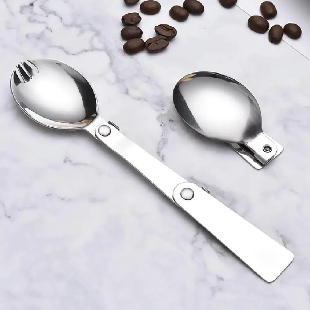 Портативный Нержавеющая сталь путешествия комплект столовых приборов столовые