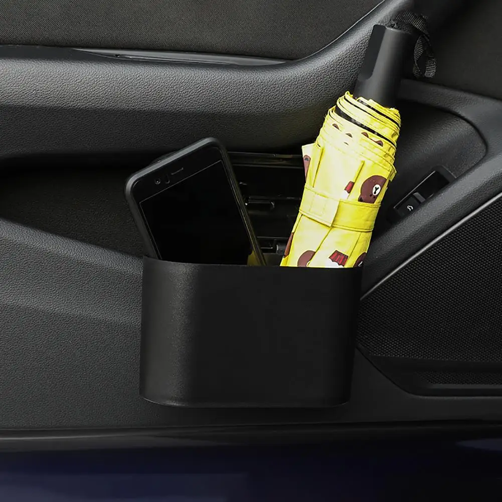 

Car Trash Can Hanging Vehicle Garbage Bin Kitchen Office Car Small Storage Box