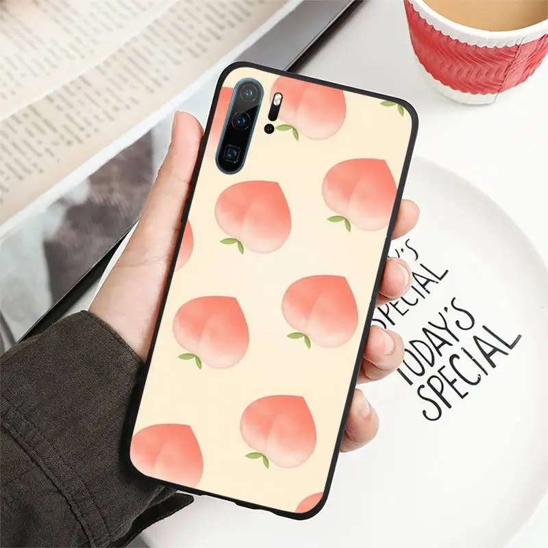 

Pink Cherries Cherry Strawberry Phone Case For Huawei P40 P20 P30 lite Pro P Smart 2019 Mate 40 20 10 Lite Pro Nova 5t