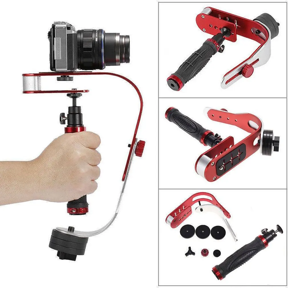 

Alloy Aluminum Mini Handheld Digital Camera Stabilizer Video Steadicam Mobile DSLR 5DII Motion DV Steadycam for Gopro