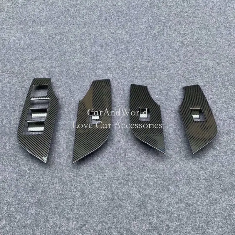 

Stainless Steel For Toyota RAV4 XA50 LHD 2019 2020 Door Window Glass Lift Switch Panel Cover Frame Trims Garnish Car Accessories