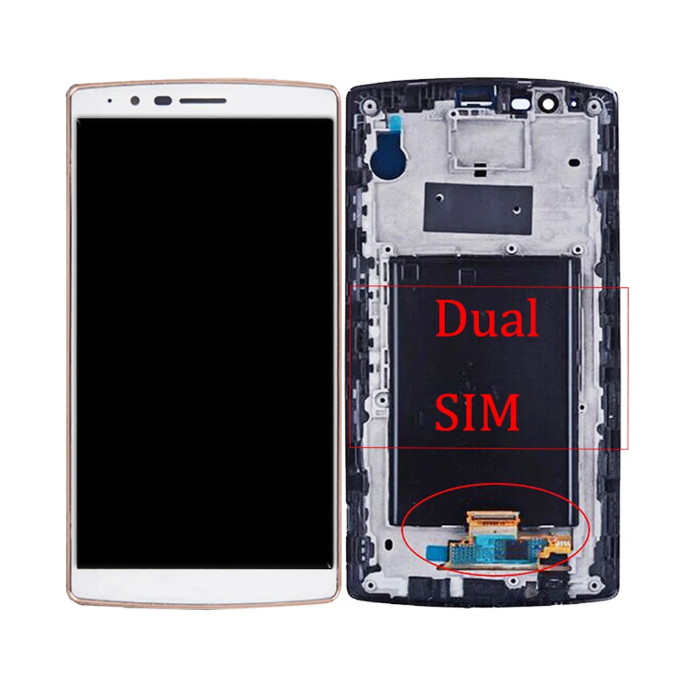 5 &quotоригинальный для LG G4 H815 ЖК дисплей кодирующий преобразователь сенсорного