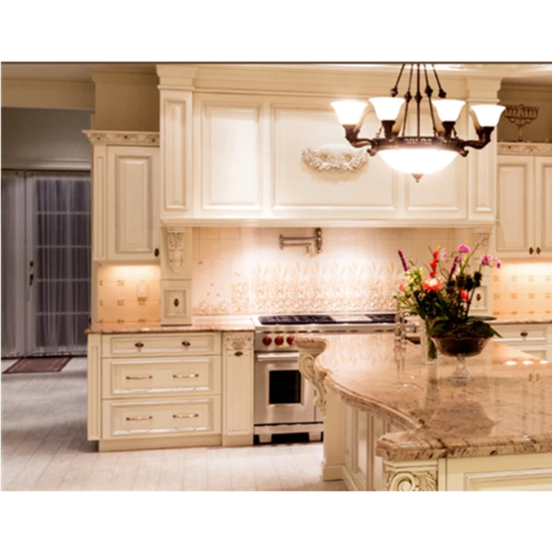 Роскошные индивидуальные цельные деревянные кухонные шкафы шкаф винный