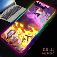 Mairuige Anime Cartoons LED Illumination Mouse Pad RGB Computer Mice Mat Large pad for Desk Laptop Notebook Gaming