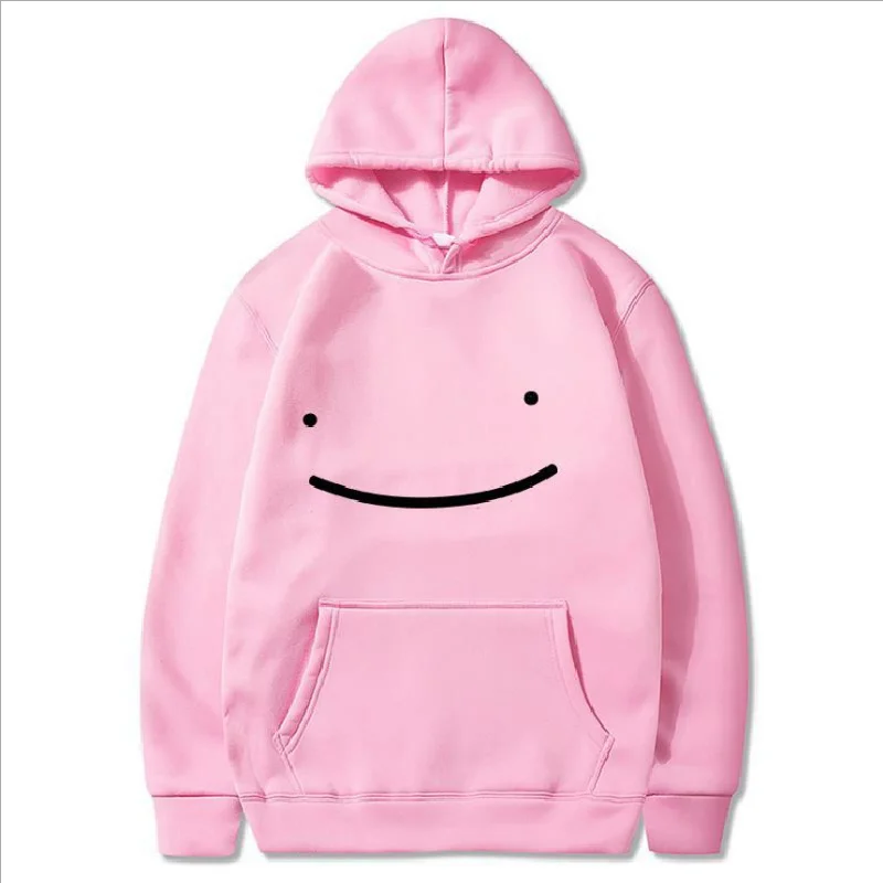 

2021 Men's Hoodies Smiley Face Harajuku Pullover Sudaderas Dream Merch Unisex Streetwear Clothes Casual Fashion Oversized Coats