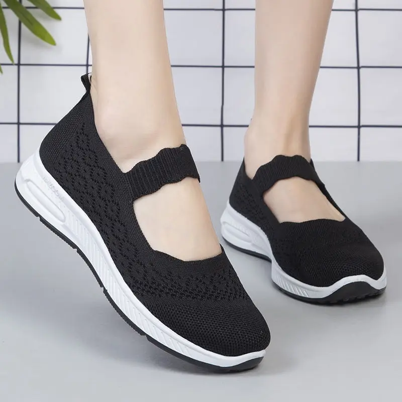 2021 Women Running Shoes Mesh Sneakers Lady Breathable Soft Light Gym Shoes Female Walking Jogging Shoes Basket Femme
