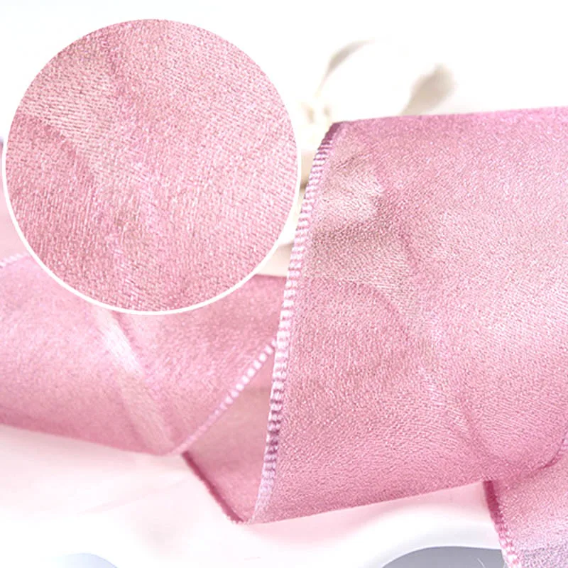 5 двор цветок чистой Прозрачный шифон ленты свадьбы праздника вечерние украшения