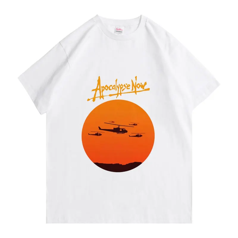 

Apocalypse Now T Shirts Mens Huey Helicopter T-shirt Vietnam War Tee New Short Sleeve Round Neck Men Women Fashion Cotton Tshirt