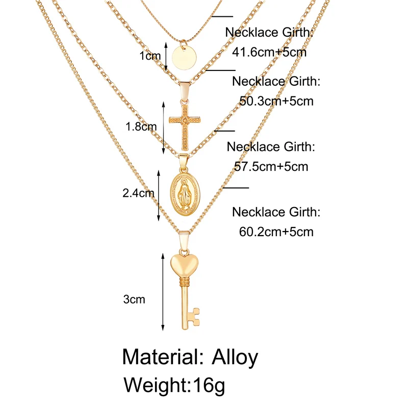KSRA 2020 Новое винтажное ожерелье в стиле бохо с геометрическим крестом бабочкой и
