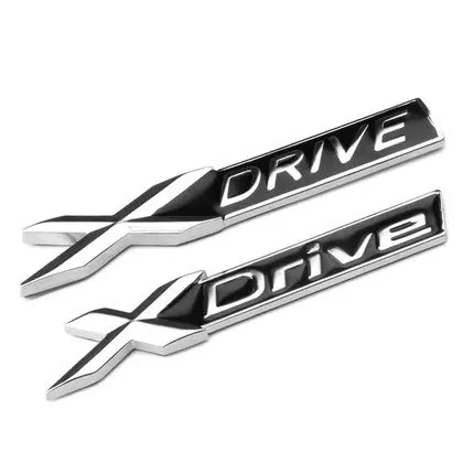 3D Chrome XDRIVE X DRIVE эмблема логотип наклейка Badge Decal автомобильный Стайлинг для BMW X1 X3 X5