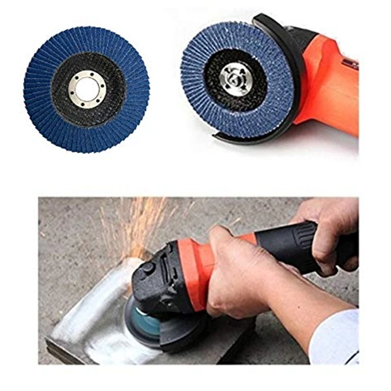 

Pack of 20 Pieces 11.43 cm x 2.22 cm High-Density T29 Zircon Grinding Wheel 40/60/80/120 Grit Sanding Disc