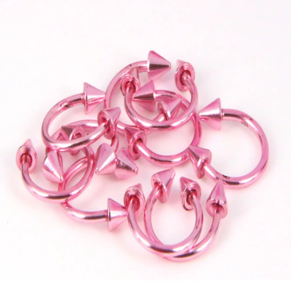 Кольцо в форме подковы для носа из титана G23|Украшения тела| |