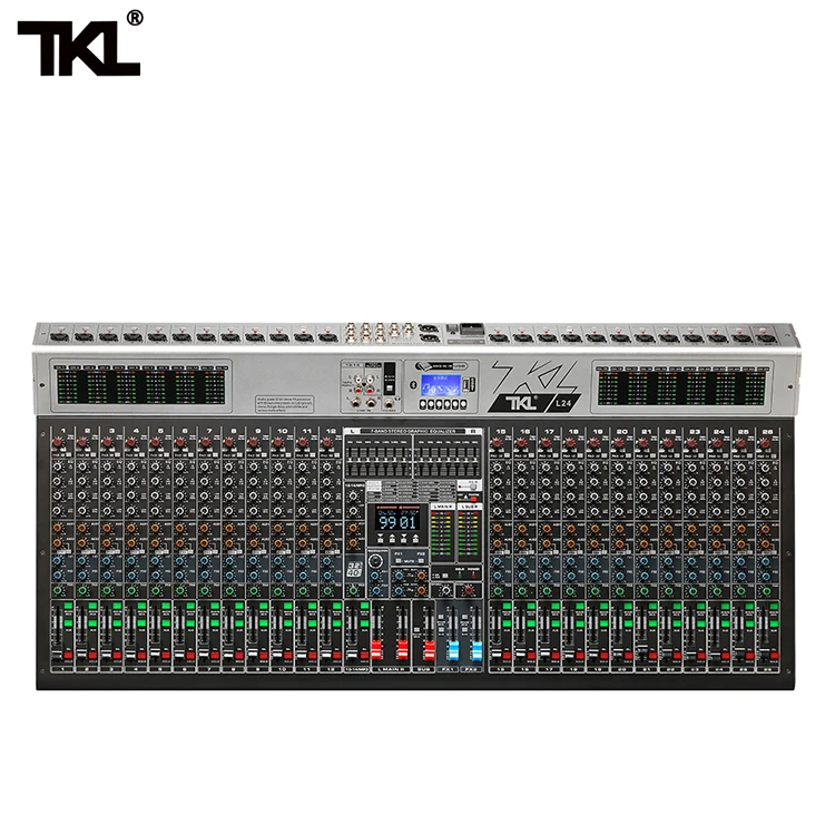 

TKL 26-channel L24 professional audio mixer with USB DJ sound mixing console AUX recording stage equipment