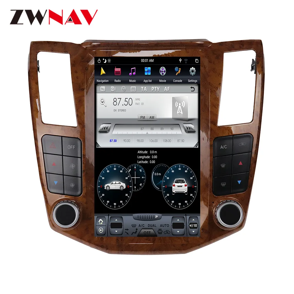 

4+64 Car Android 9.0 GPS Navigation Car No DVD Player For Lexus RX RX300 RX330 RX350 RX400H Radio Stereo Tape Recorder Head Unit