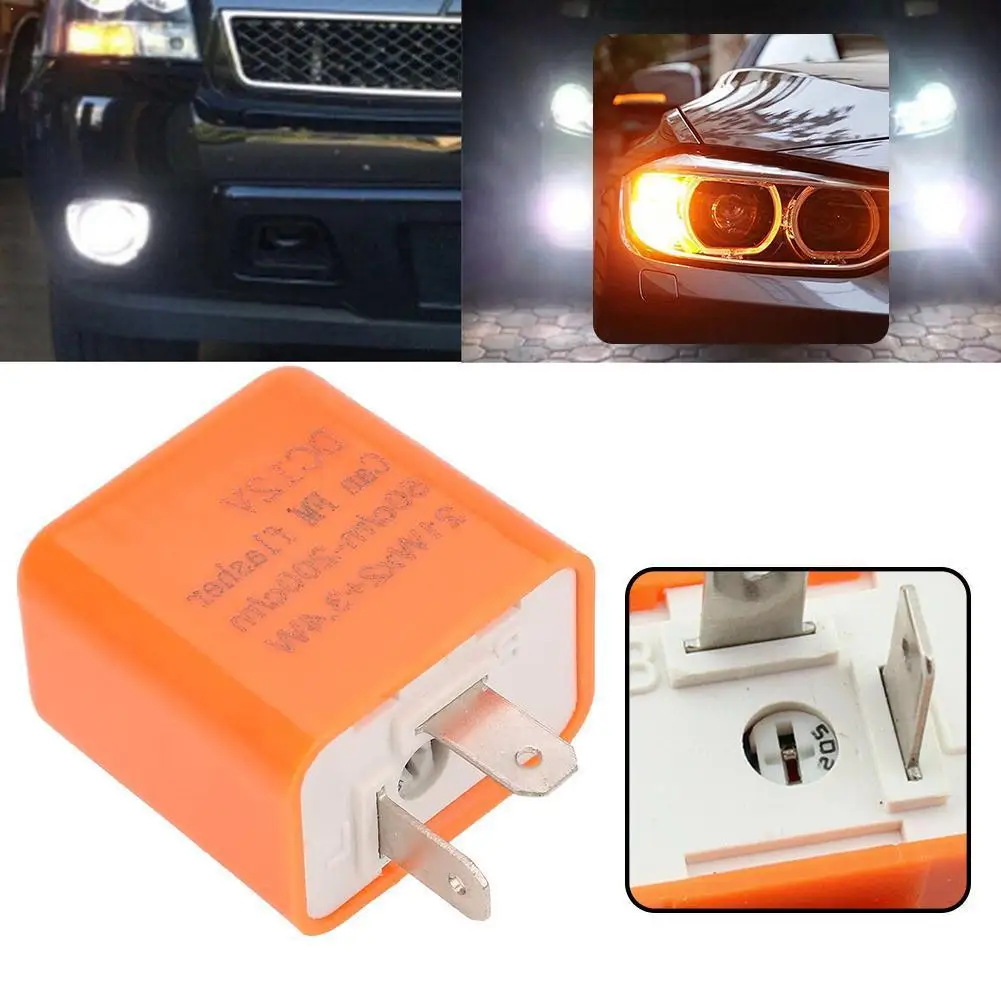 12V 2 контактный Регулируемая частота Светодиодный проблесковый маячок реле
