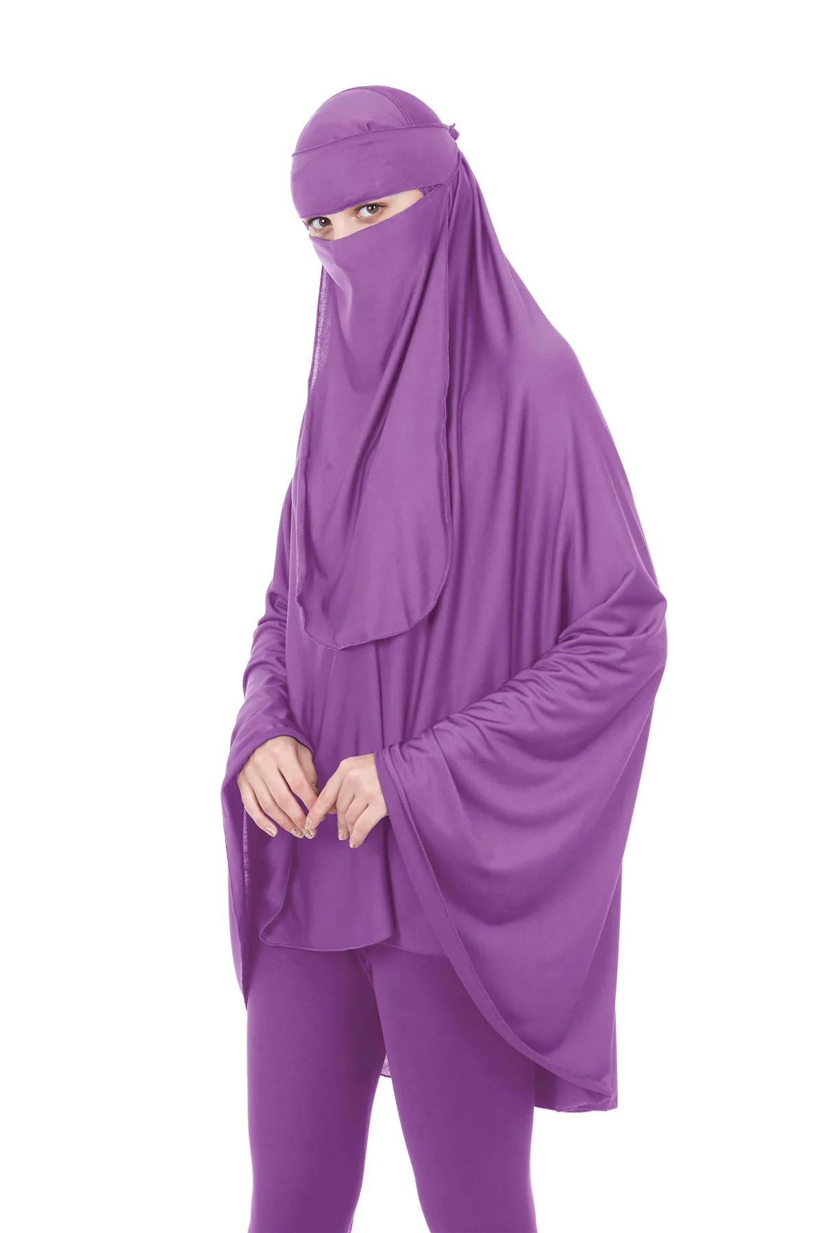 Формальные мусульманские молитвенные комплекты одежды для женщин Niqab и маска, Исламская одежда, Дубай, Турция, Namaz, Burka, Musulman, Jurken, комплекты и... от AliExpress WW