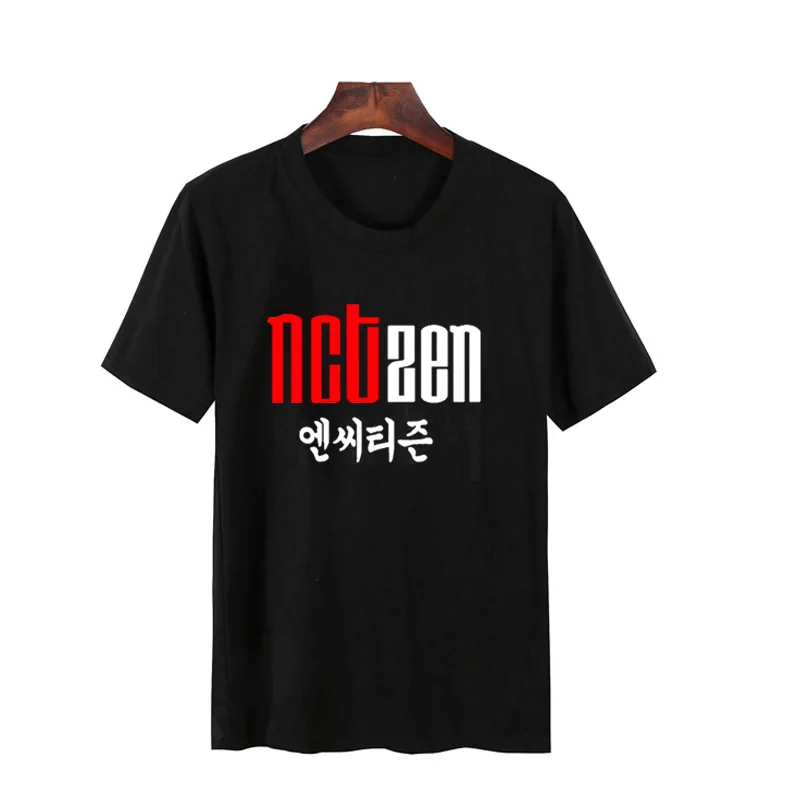 K Pop NctZen Футболка женская Стильная хлопковая футболка с коротким рукавом Kpop Merch Nct