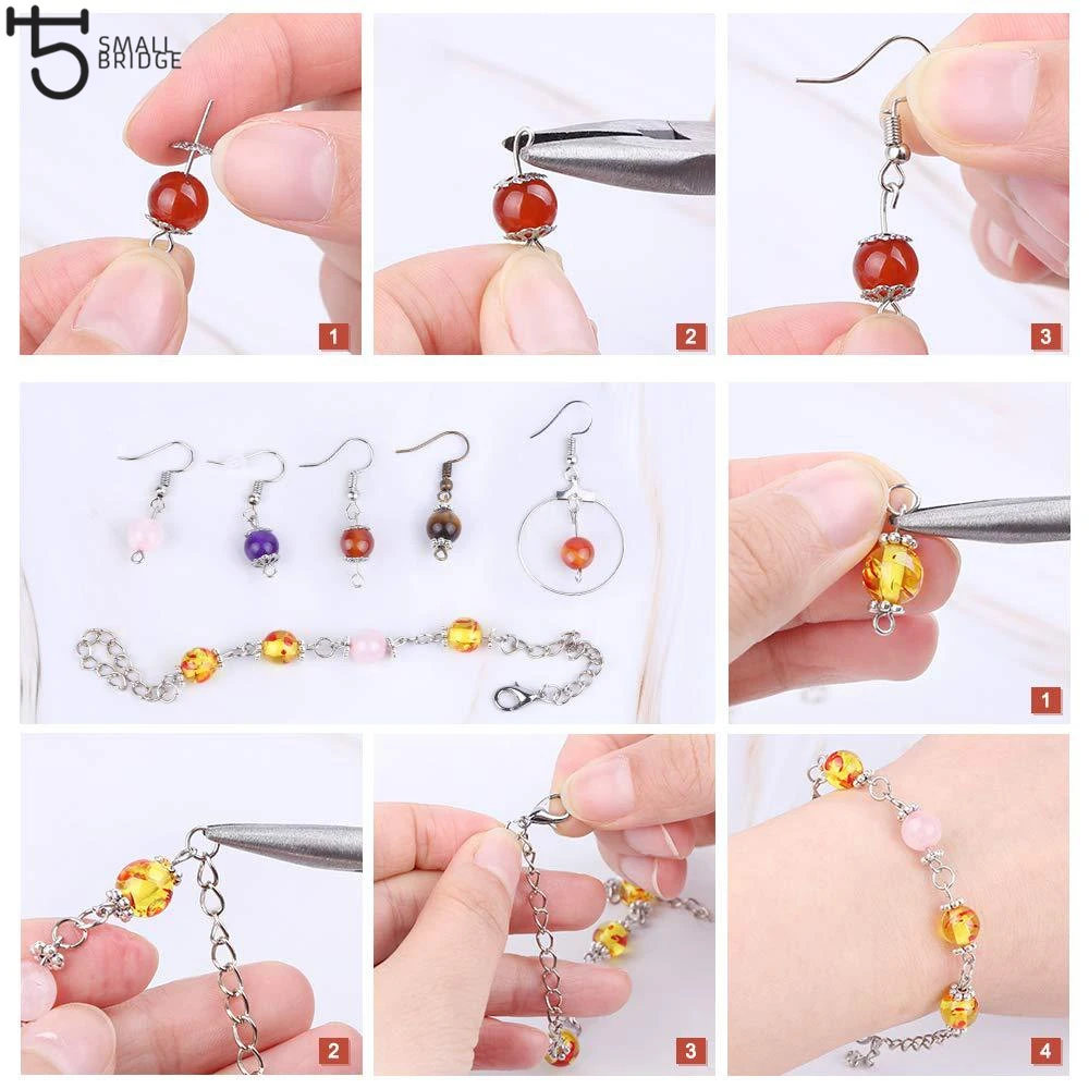 Набор аксессуаров для ювелирных изделий из сплава открытые кольца с застежкой