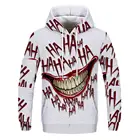 Толстовка Haha joker с 3D принтом, толстовки для мужчин и женщин, забавная Осенняя уличная одежда в стиле хип-хоп, Толстовка для пар