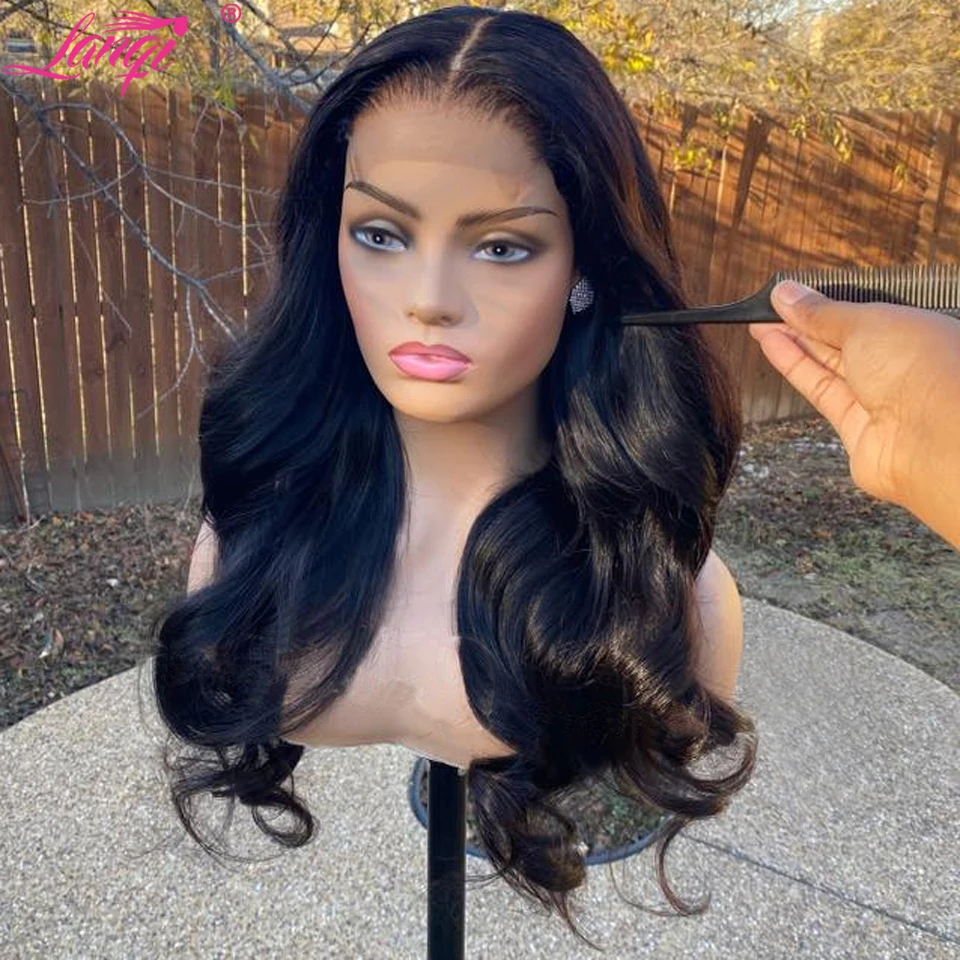 

Lanqi Wholesale Body Wave Lace Front Wig In Bulk 4x4 Lace Closure Wig Brazilian Lace Front Human Hair Wigs For Women Frontal Wig