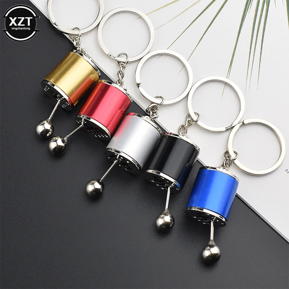

Car Gear Box Keychain For Men Women Imitation 6 Speed Manual Car Styling Keyring Gear Knob Shift Gearbox Stick Gift Car Interior