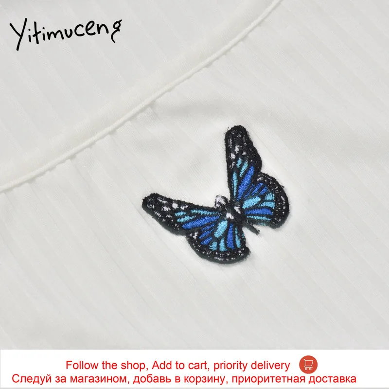 

Yitimuceng Dresses for Women Black Dress Summer 2021 A-Line Fashion Pullover Fitted New Sexy Embroidery Square Collar Animal