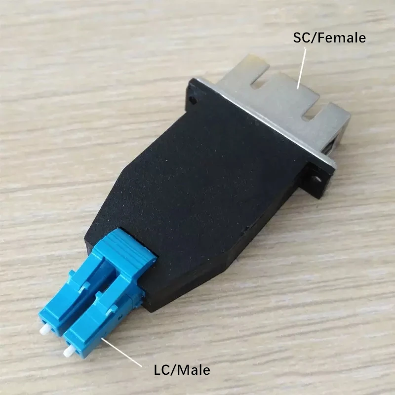 LC-SC duplex adapter FM hybrid adapter female-male SM MM SC-LC DX fiber optic adapter LC SC dual coupler free shipping ELINK