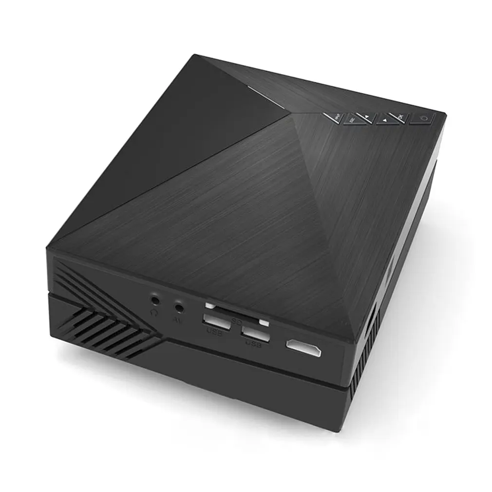 Портативный домашний проектор Gm60 мини с поддержкой Hd 1080P маленький прожектор светодиодный проектор 30-130 дюймов Размер проекции