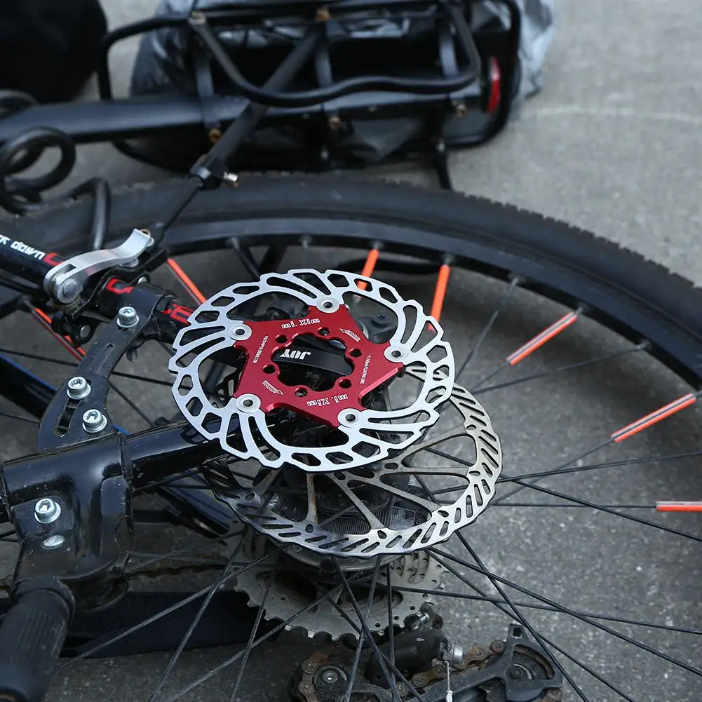 

140mm Mountain Bike Aluminium Alloy Disc Brake Rotor Automatic Correction Bikes Brake Floating Disc Bicycle Accessories