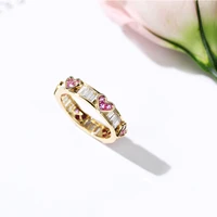 gold filled ring for women anillos violet zircon engagement wedding ring 14k white gold ring for jewelry women wedding nose