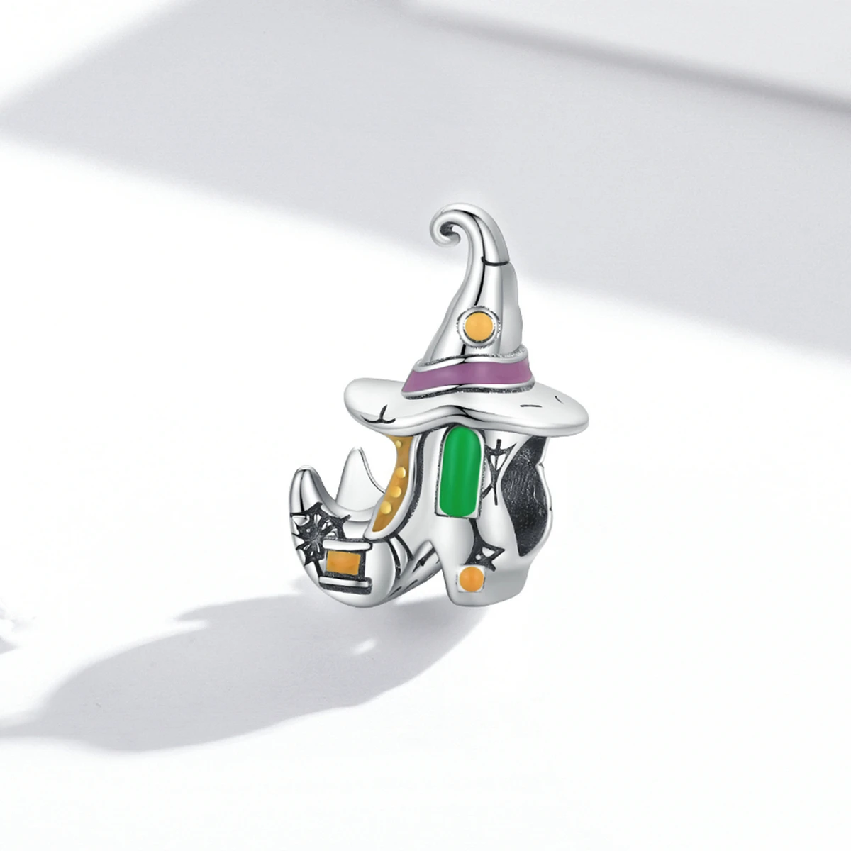 

Boots With Wizard Hat Bead Fit Original Pandora Charm Bracelet Genuine Silver Plating Cute Style Woman DIY Jewelry Making
