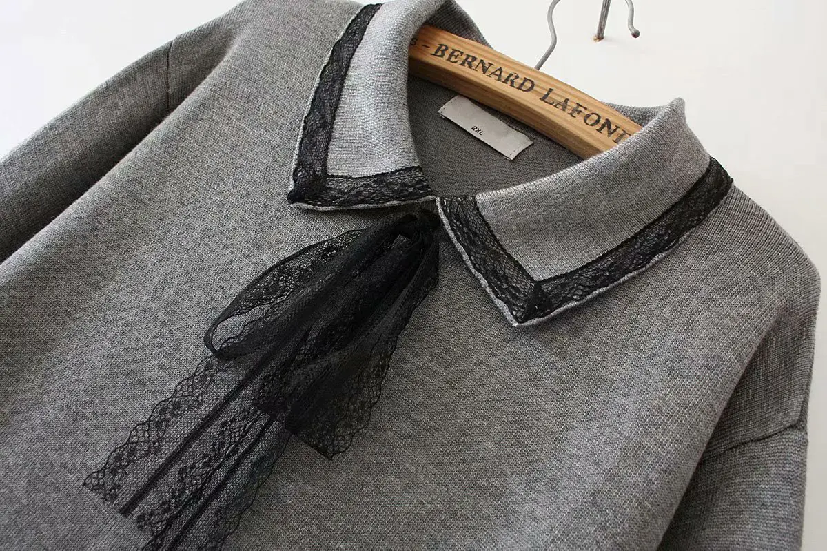 Повседневные женские свитера размера плюс Осень-зима 2019 Модные свободные