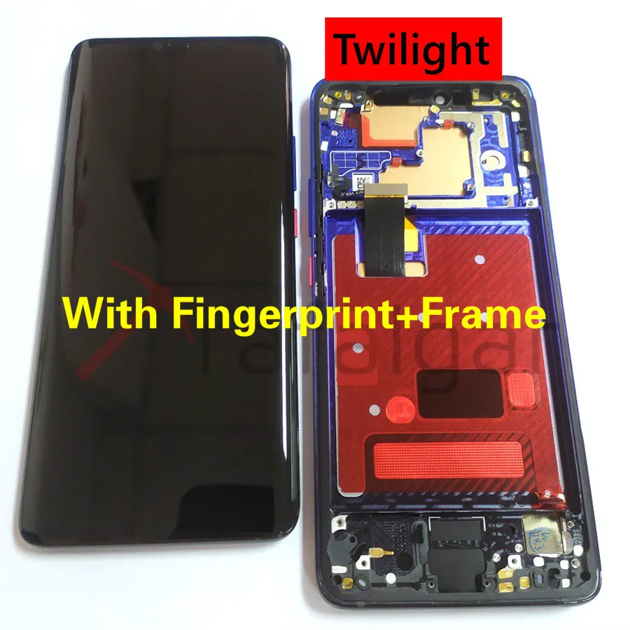 AMOLED дисплей для huawei mate 20 Pro ЖК-экран с рамкой+ отпечаток пальца для huawei mate 20 Pro ЖК-экран mate 20 PRO ЖК