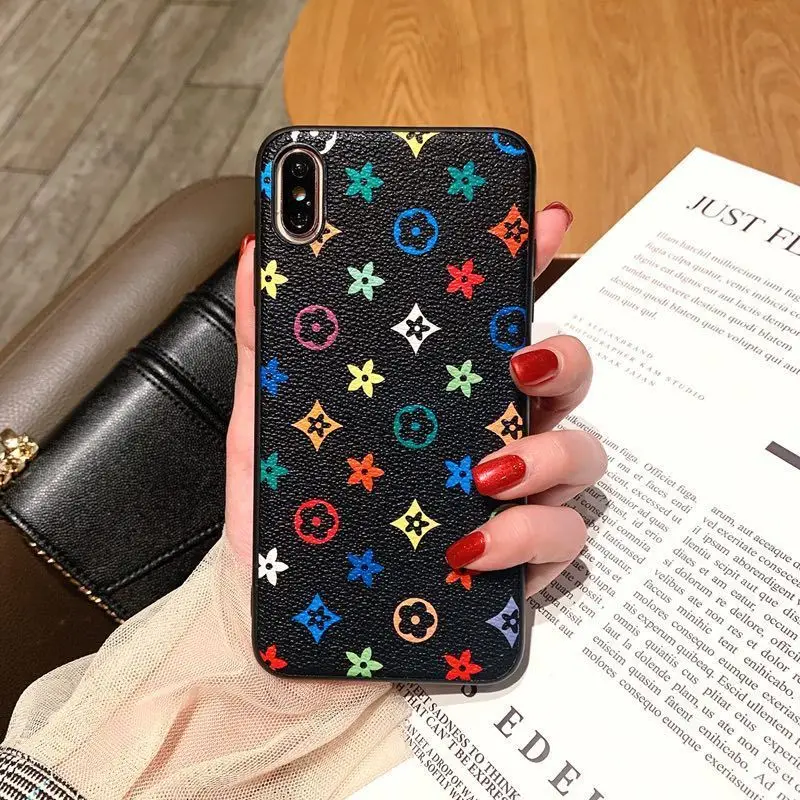 Personalized classic floret case for iPhone11 X XS XR XSMax 8 7 6 6S PluS business hard shell anti-drop protection back cover |