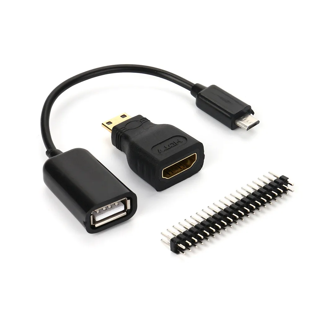 Высокоскоростная передача данных для Raspberry Pi Zero Mini hdmi Male Hdmi Female + Micro Usb к