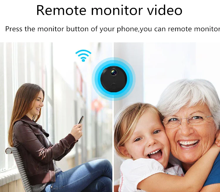 Мини камера HD 1808P с Wi Fi ИК подсветкой и датчиком движения|Компактные видеокамеры| |