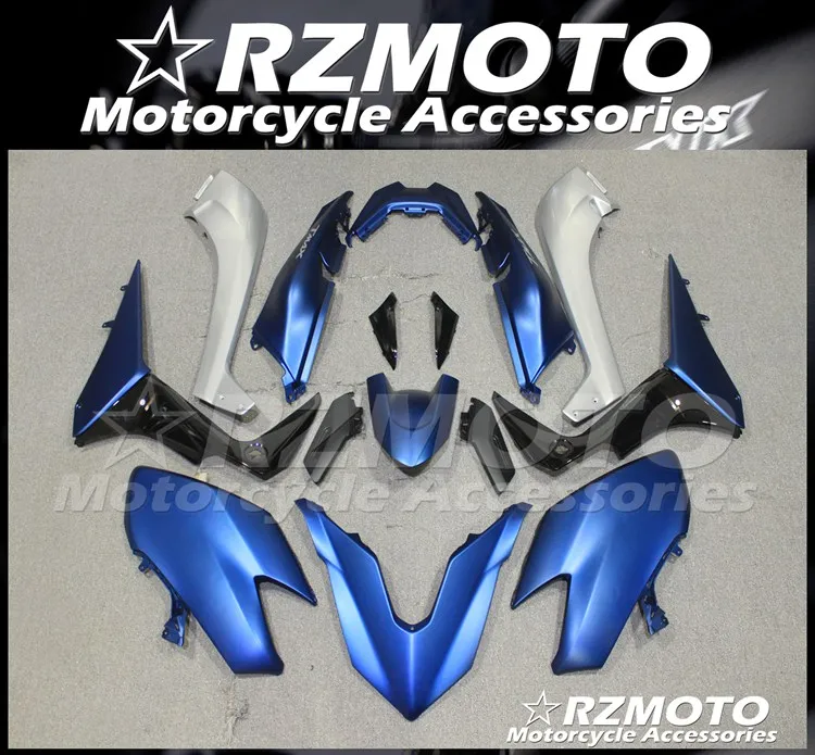 

Injection Mold New ABS Motorcycle Whole Fairings kit Fit for Tmax 530 2017 2018 Tmax530 17 18 Bodywork set Custom blue matte