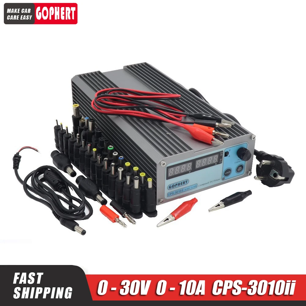 CPS 3010 источник питания постоянного тока с цифровым дисплеем 4 значный