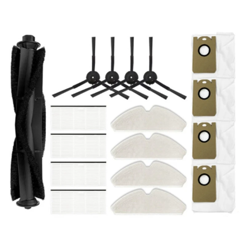 

Основная боковая щетка, Hepa фильтр, Швабра, ткань, тряпка, пылесборник, замена для Uoni V980 Plus, Роботизированная структура