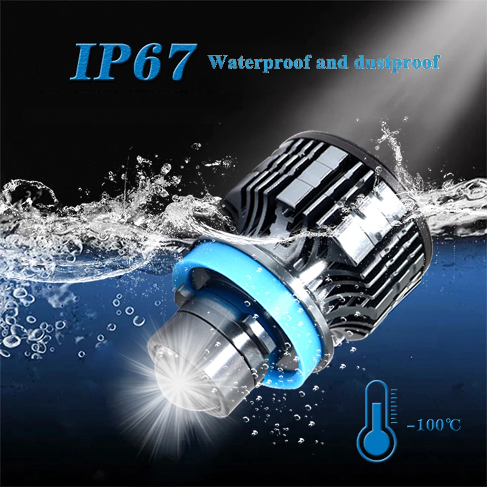 MAHAQI H7 светодиодный H11 Светодиодный 100W 9005 lm Canbus автомобильные фары H8 H9 9006 HB3 HB4