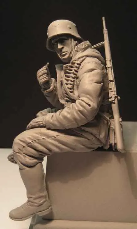 

New Unassembled 1/16 ancient officer sit and rest include 1 (NO BASE ) Resin Figure Unpainted Model Kit