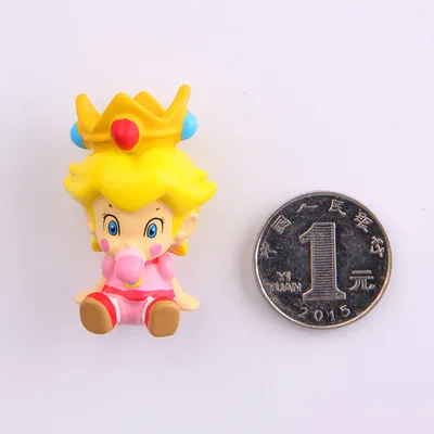 Princess 10/19/45/64 шт. 3D Super Mario Bros холодильник магнит стикер сообщений человек для девочек и мальчиков, детские игрушки по оптовой цене; подарок на день рождения - Цвет: Princess