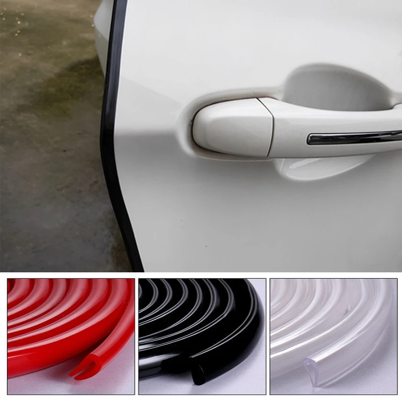 

Auto For Door Edge Protector Rubber Exterior Parts Car Decoration Stickers Samochodowe Gadgets Accessorios Voiture Products