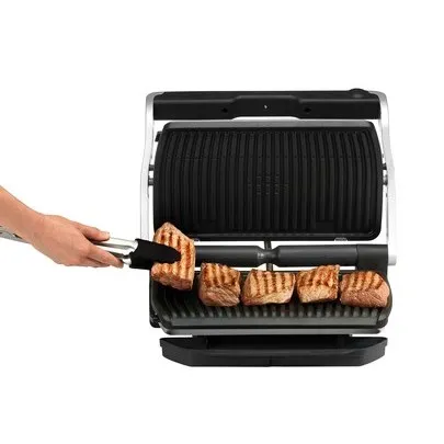 Electric Grill Tefal optigrill + gc722 XL 9 programs for steaks non-stick coating warranty recipe book as a gift | Бытовая техника
