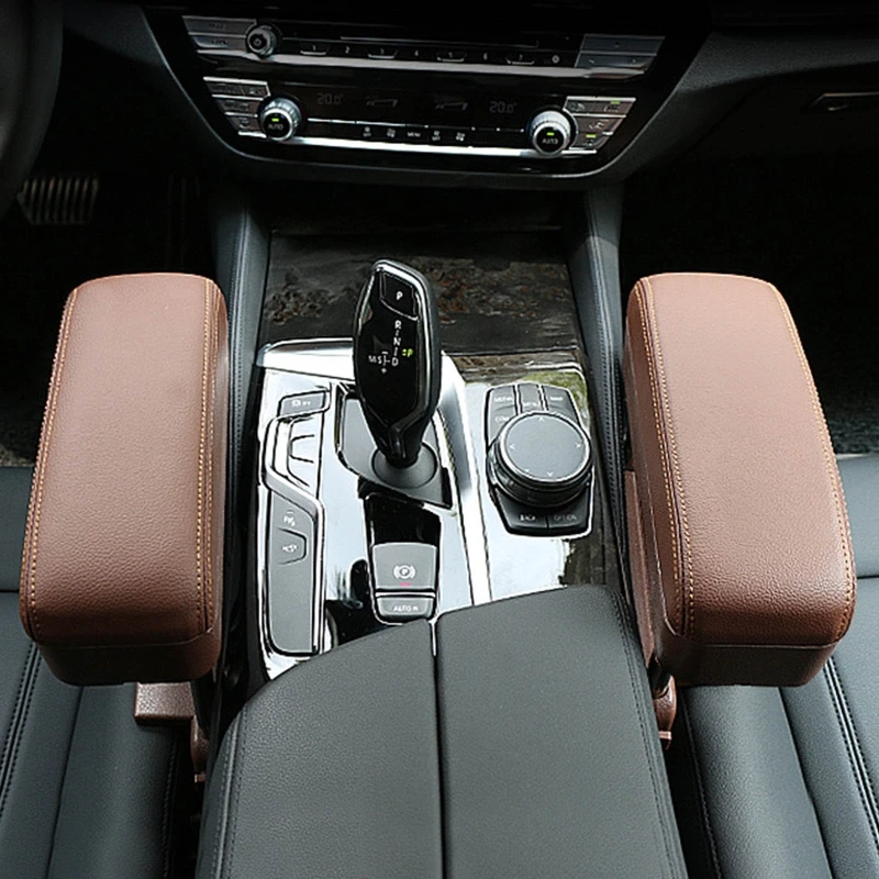 Дешево Ящик для хранения в подлокотнике автомобиля чехол для автомобильного сиденья, универсальное беспроводное зарядное устройство