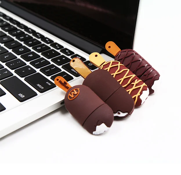 Usb флеш накопитель в виде мороженого шоколада 4 ГБ 8 16 32 64 128 256 ГБ|USB флэш-накопители|