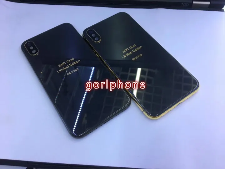 Сменный корпус для телефона X xs max 8mu полностью покрытый золотом с металлической