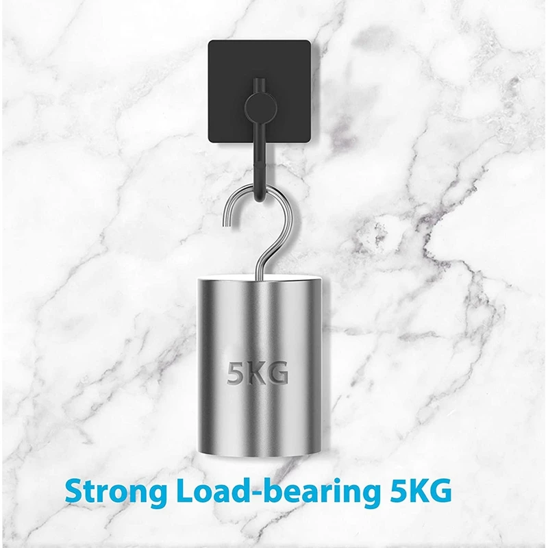 

5 Pieces Wall Hooks, Self-Adhesive Towel Hooks, Stainless Steel Wall Hooks, for Coat Hooks / Bathroom Kitchen