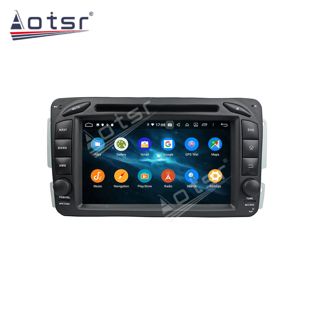 Автомобильный GPS-навигатор для Mercedes-Benz W163/CLK W209 2002 + Android 10 128 ГБ автомобильный