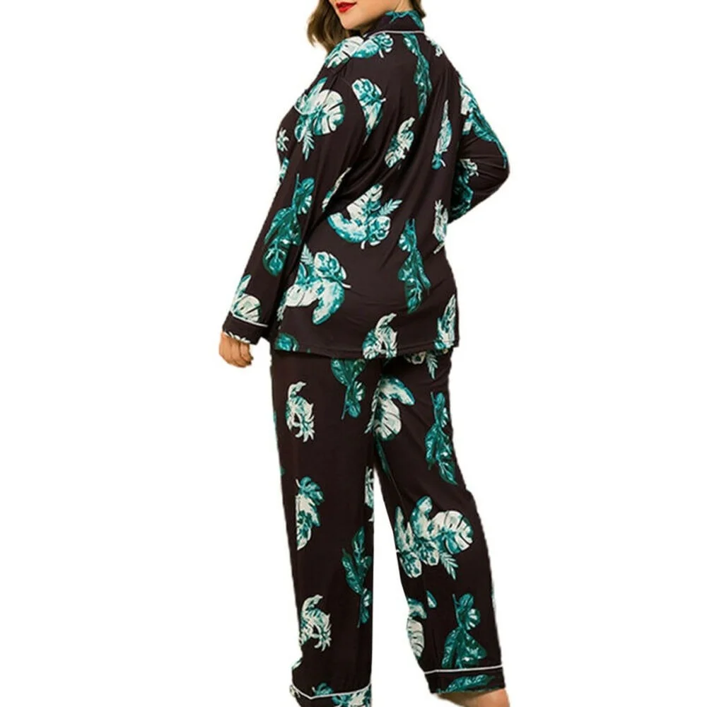 

Women Ladies Long Sleeve Tops Trousers Set Casual Tracksuit Loungewear Plus Size